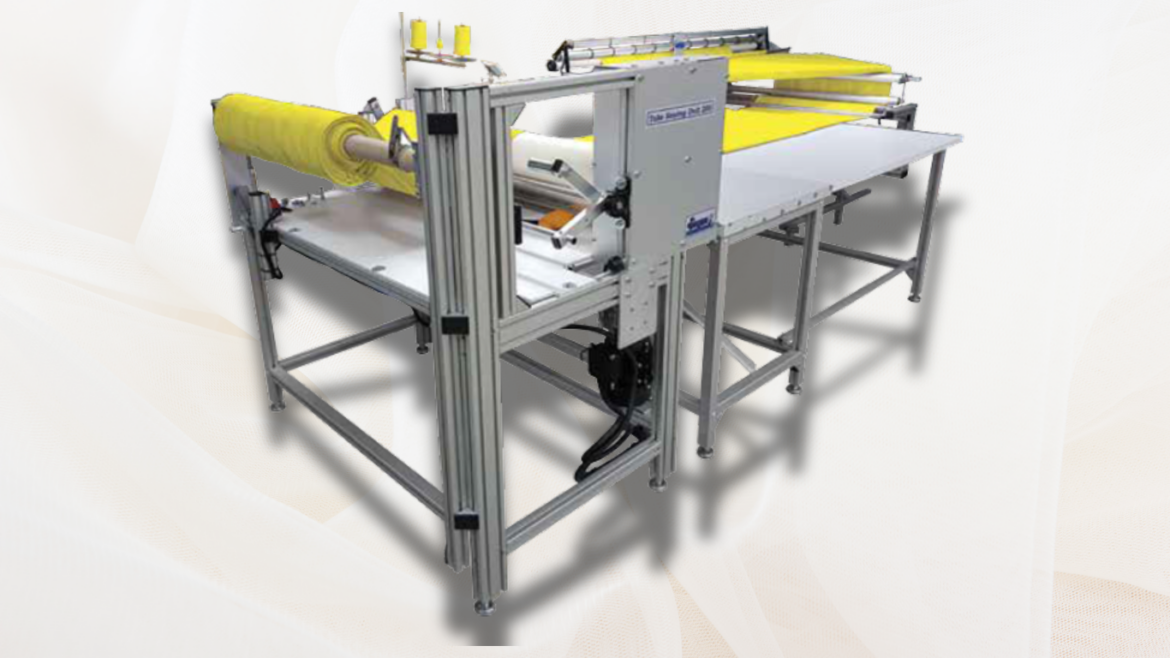 Automated bias cutting system supporting sustainable garment production