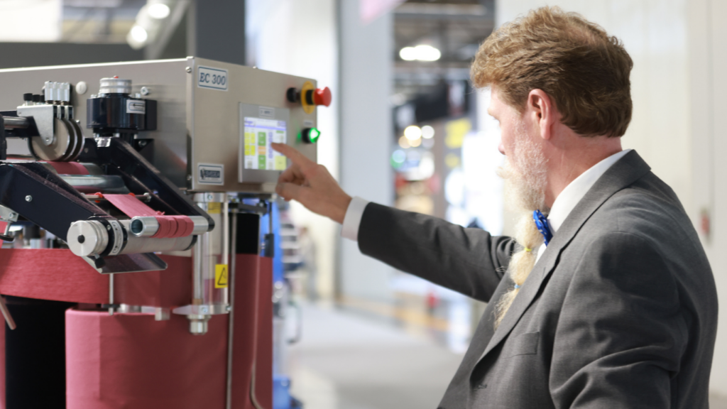 Modern textile machinery enabling flexible, on-demand garment production