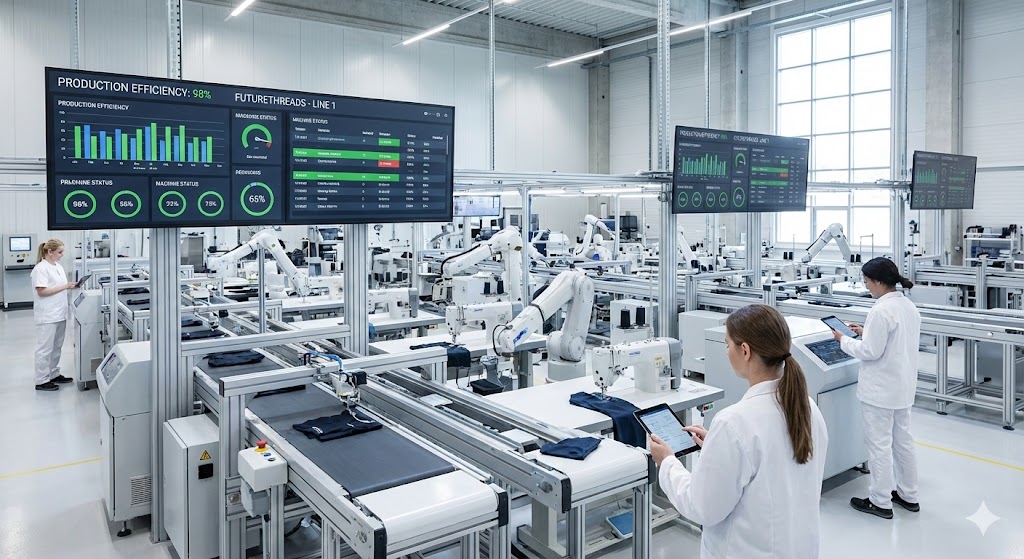 Smart textile machinery boosting garment production efficiency in 2026