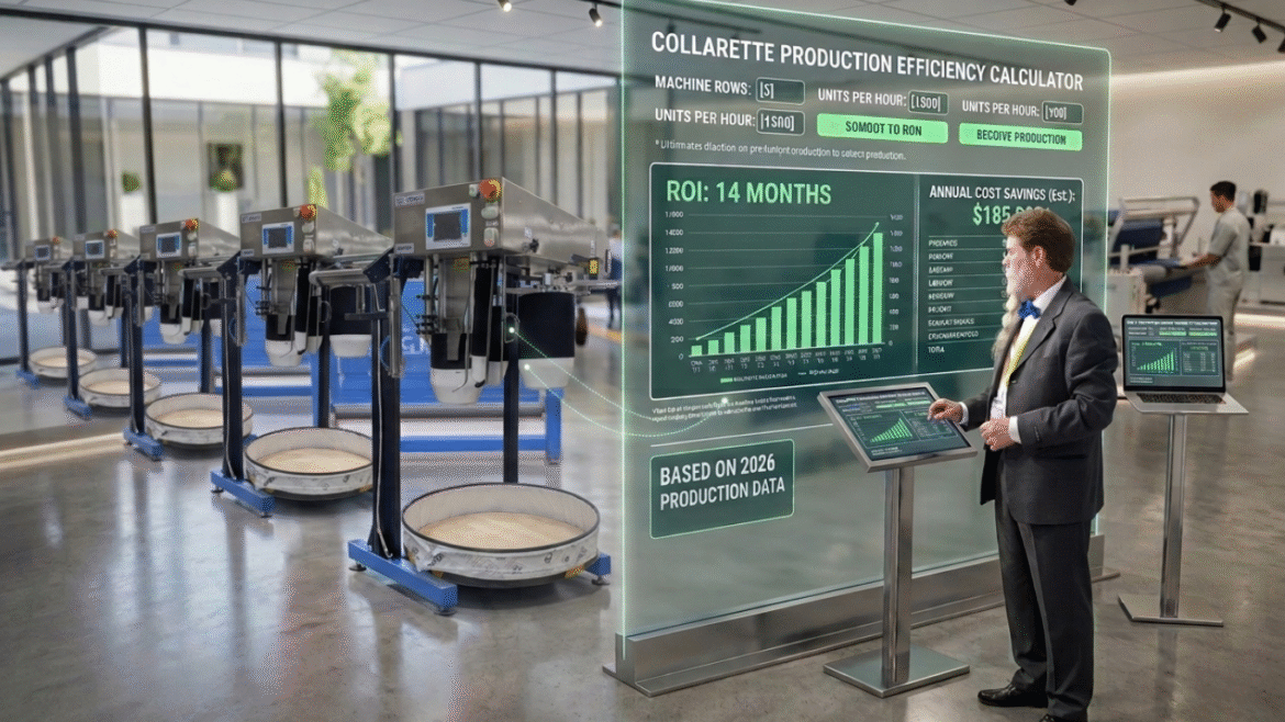 Financial graph showing ROI comparison between manual and automated textile slitting machines
