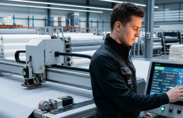 PLC-controlled cutting machine upgrading textile factory cutting room PLC-controlled cutting machine upgrading textile factory cutting room