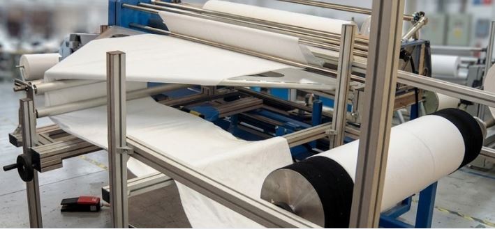 TSO 380 Automated tubular knit fabric slitting machine cutting fabric